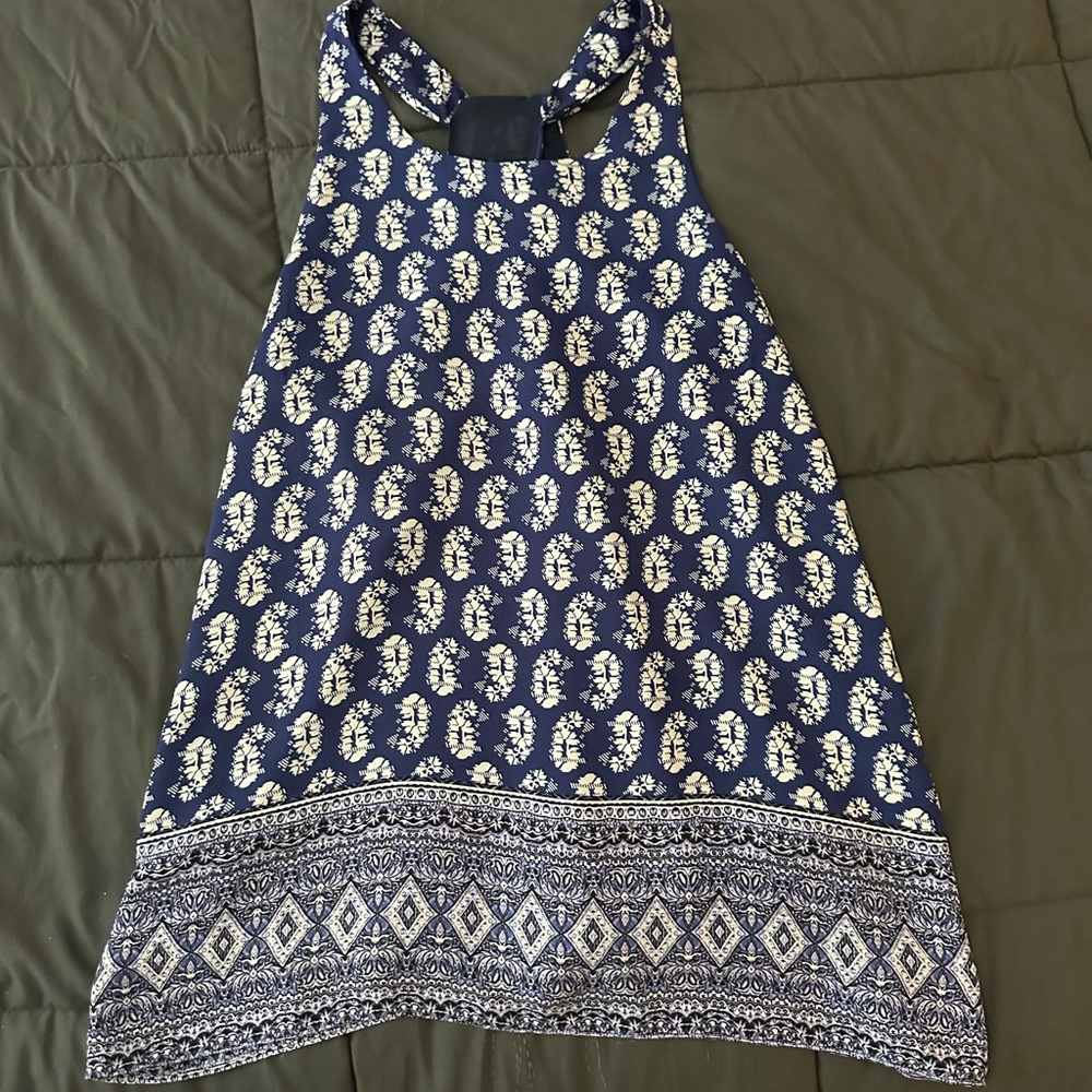 Alice Collection Blue and White Tank Top